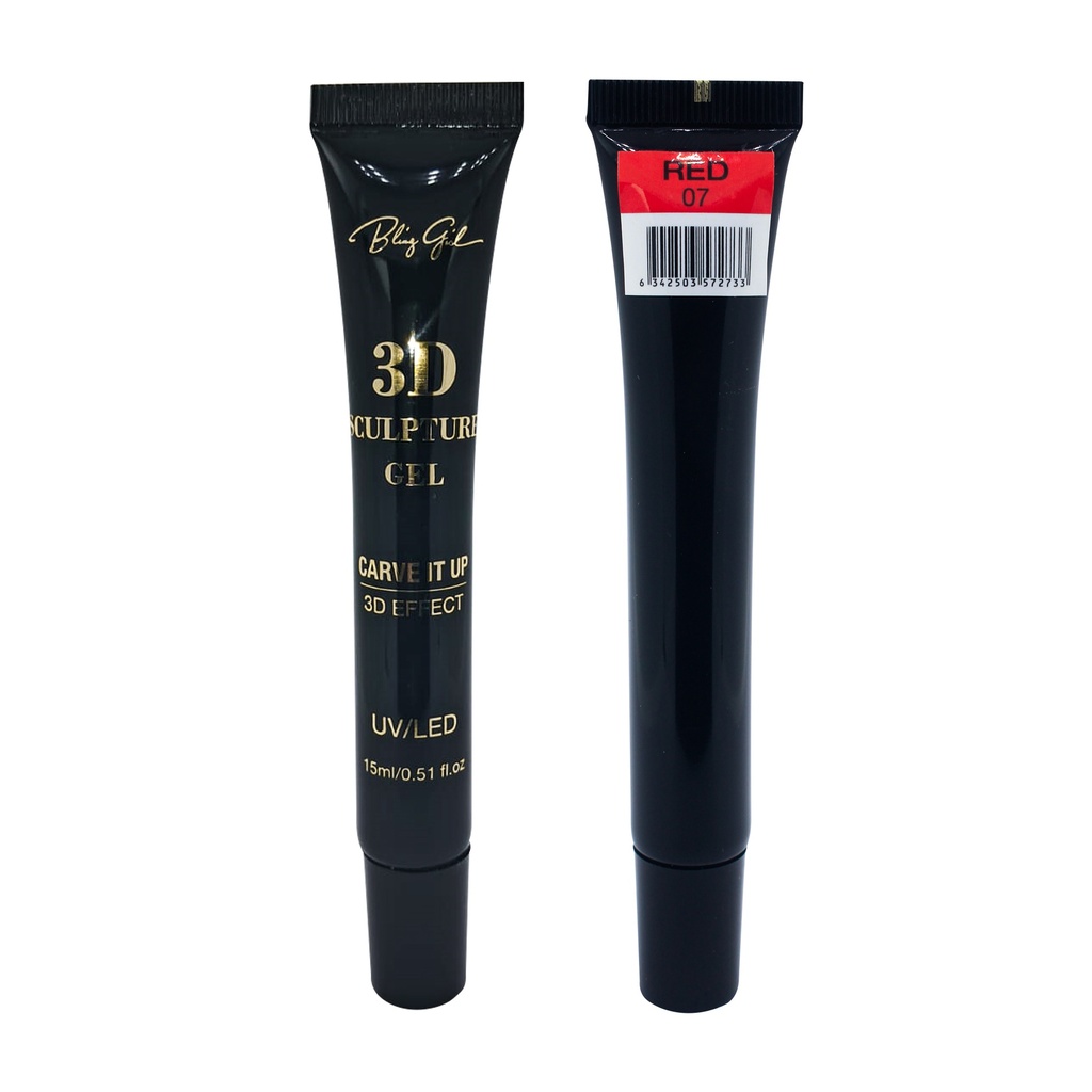 3D Sculpture Gel #07 - Red [S2508P03]