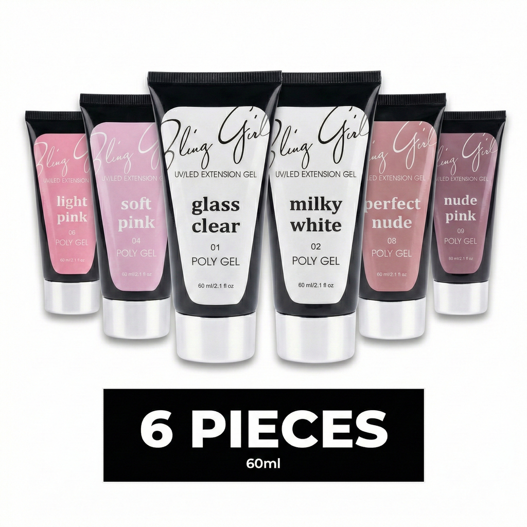 Poly Gel Set 60ml*6pieces [4850]
