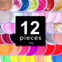 Bling Girl Rose Gold Acrylic Powder Set 30g*12 pieces [6029] BUY 12 GET 12 FREE