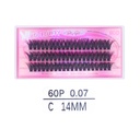 6D Fluffy Cluster Lashes 60D 14mm-C [S2508P06]