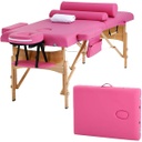 Pink Wooden Massage Bed [S2510P20]