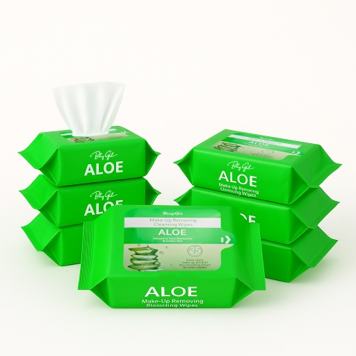 [69244375937232] Makeup Remover Wipes Aloe 60PCS [S2408P08]